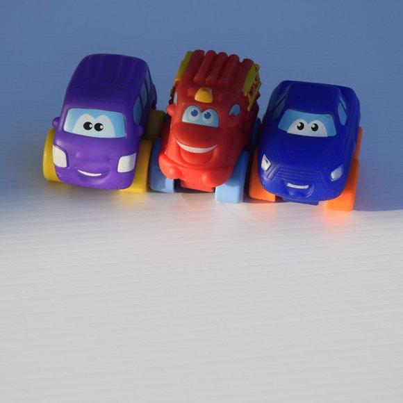 Lot of 3 Polyfect Toys Toddler Play Cars - Picture 1 of 4